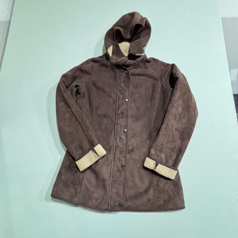 Outback Trading Co. Ladies Kimberly Walking Coat M Brown Polyester Blend